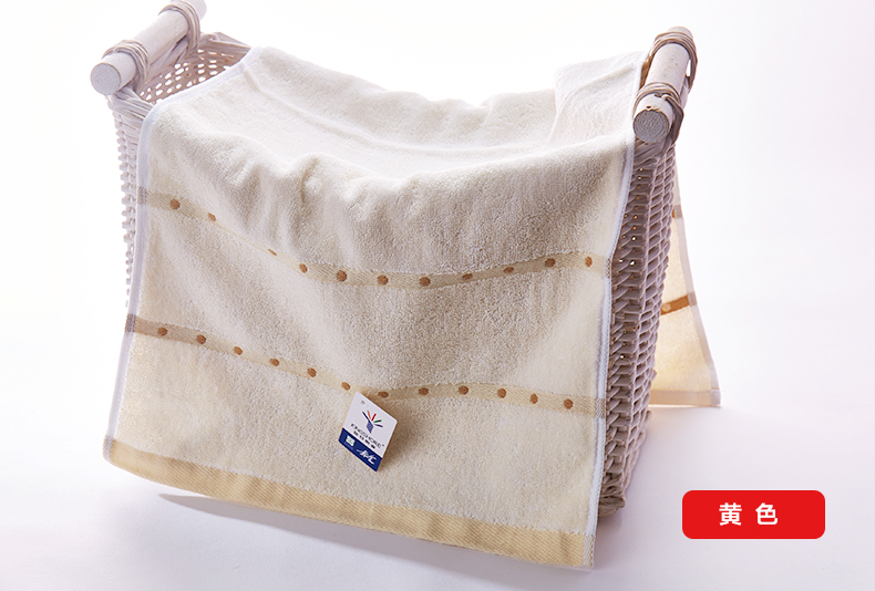 Khăn vàng dày vải satin trơn mịn thấm nước thoải mái gạc nhà giặt khăn nhà - Khăn tắm / áo choàng tắm khăn tắm lớn