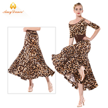 Amy dance dress Modern dance dress New skirt National standard dance costume Womens big swing fishbone waltz practice suit