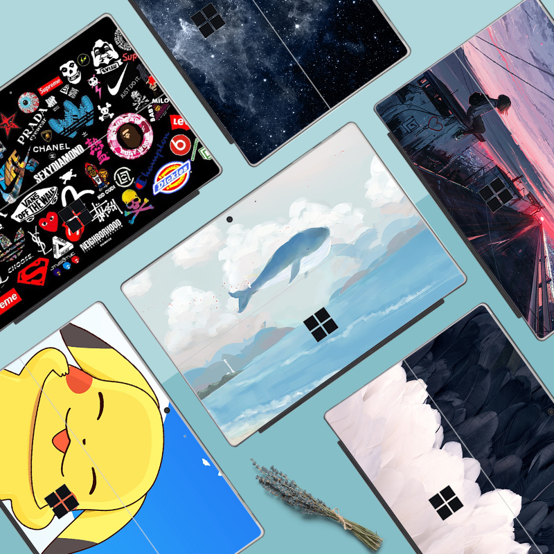 Microsoft Surface Pro7 flat film PRO6 5 4 housing sticker back film side dazzling protective film