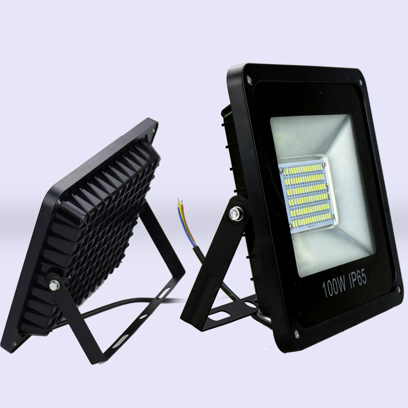 Led Outdoor Waterproof Floodlight 100W Advertising Light Outdoor Projection Light Floodlight Courtyard Workshop Factory Room Light