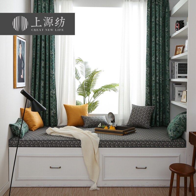 Nordic light luxury model room bay window mat villa window sill mat custom made tatami mat balcony mat on the source spinning