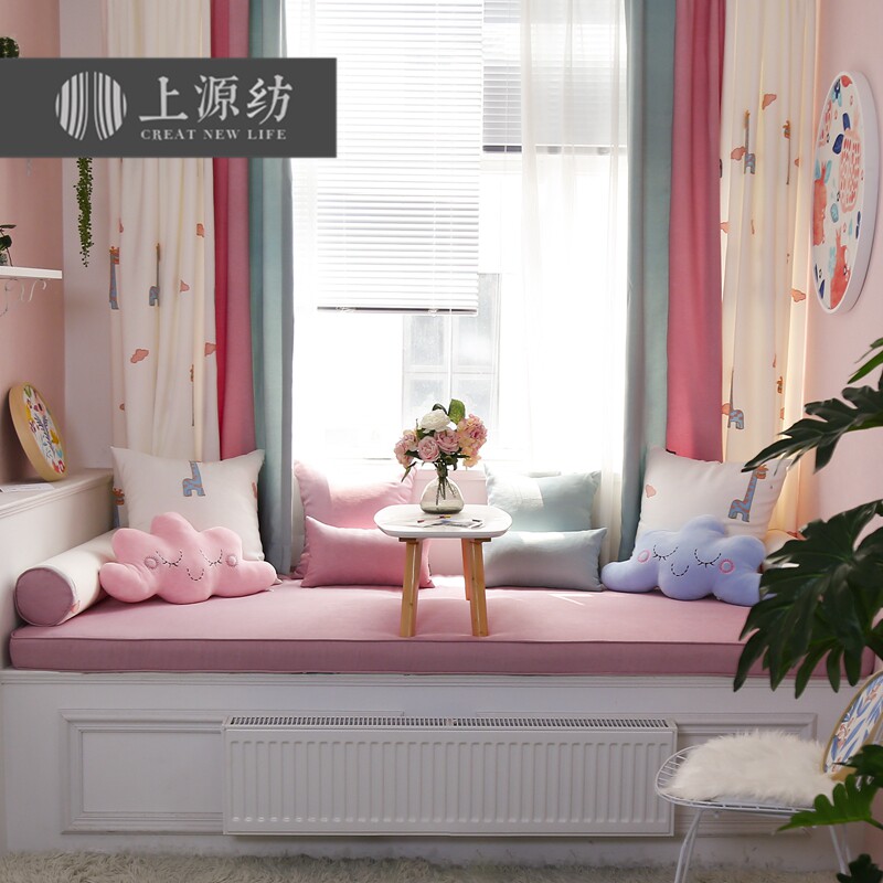 Upper Origin Spun Children Floating Window Mat Nordic Princess Custom Balcony Mat Window Sill Mat to make cartoon tatami mat