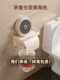 Bathroom Toilet Paper Holder Tissue Box Storage Shelf Wall-Mounted Punch-Free Bathroom Tissue Roll Holder Toilet Paper Storage