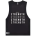Mực in vest nam mới in mùa hè in thư thương hiệu quần áo thể dục thể thao vest thể thao cotton không tay áo thun - Áo vest cotton Áo vest cotton