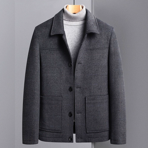 Утепленная куртка для отдыха, для среднего возраста, свободный крой