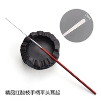 Бутик красная ручка из розового дерева. Плоские головы вверх