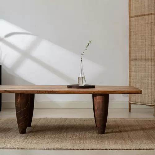 Журнальный столик в японском стиле ретро, угловой столик для гостиной, дома, маленький столик из цельного дерева, простой столик для сидения в спальне, небольшой низкий столик ваби-саби