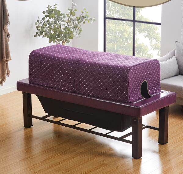 Hood new Zhengshe soft purple moxibustion hood special hood sweat fumigation bedspread foldable full body hood beauty and wellness hall