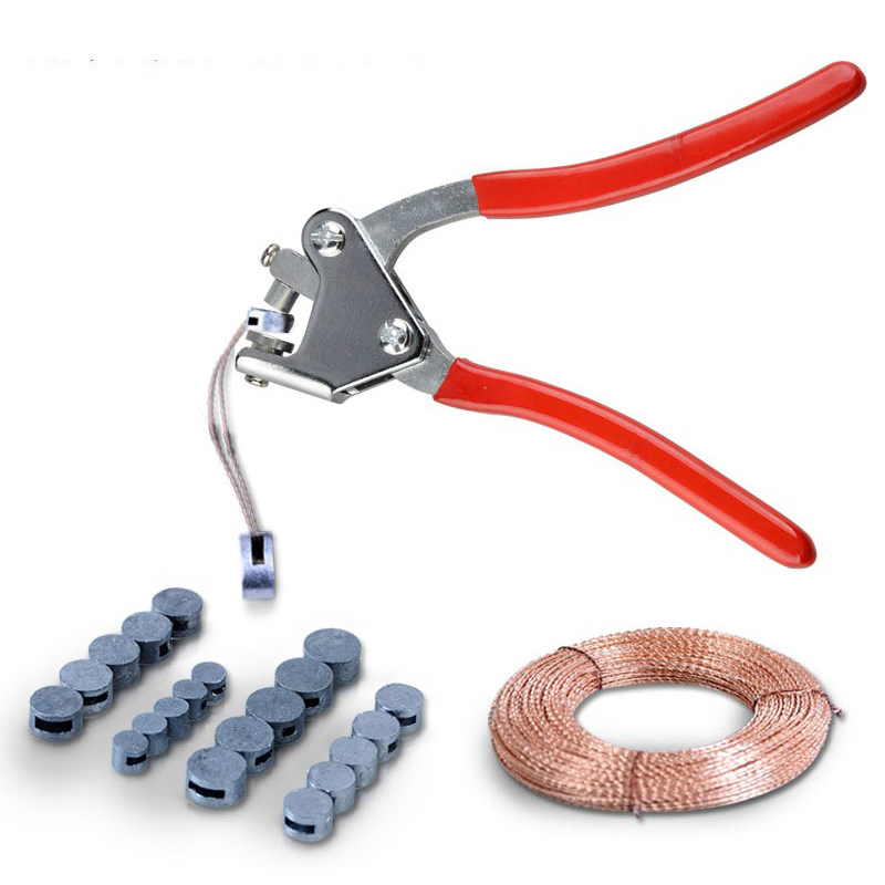 Theft-proof lead seal pliers seal pliers water meter lead seal pliers electric meter lead seal bean double iron copper lead seal line