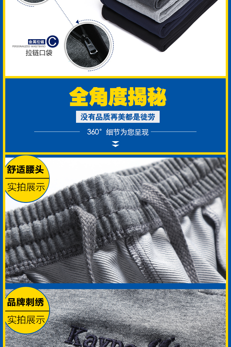 Cộng với quần nhung thể thao quần nam dày da cừu mặc bố nam trung và già bảo vệ quần cotton mùa đông thời trang nam
