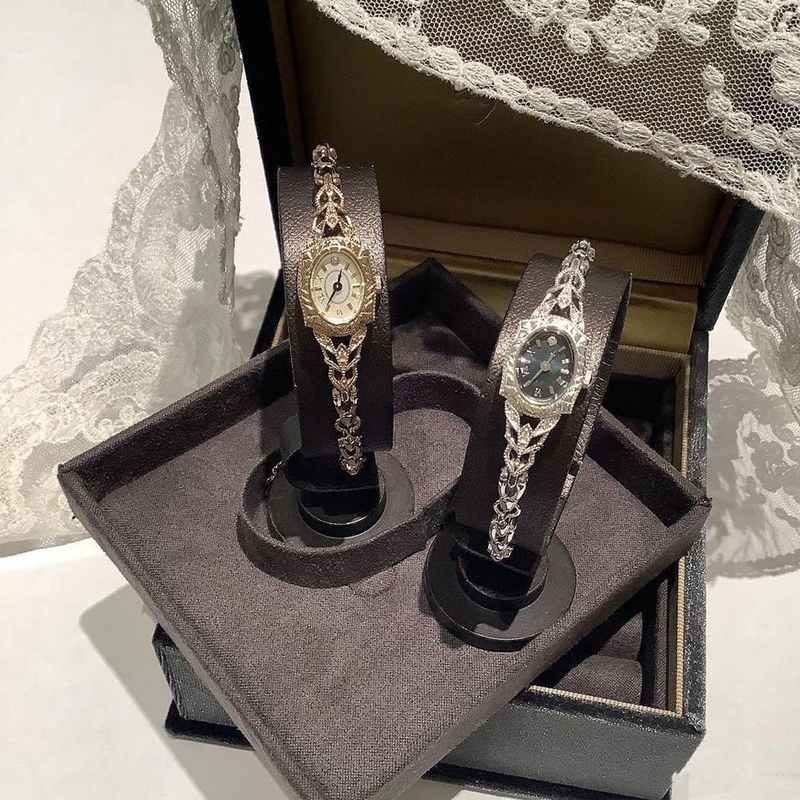 Japan Ag24 Christmas Limited Edition Mysterious Forest Leaf Carving Diamond-Encrusted Women's Watch Niche Light Luxury Fashion Japan Ag24 Christmas Limited Edition Mysterious Forest Leaf Carving Diamond-Encrusted Women's Watch Niche Light Luxury Fashion