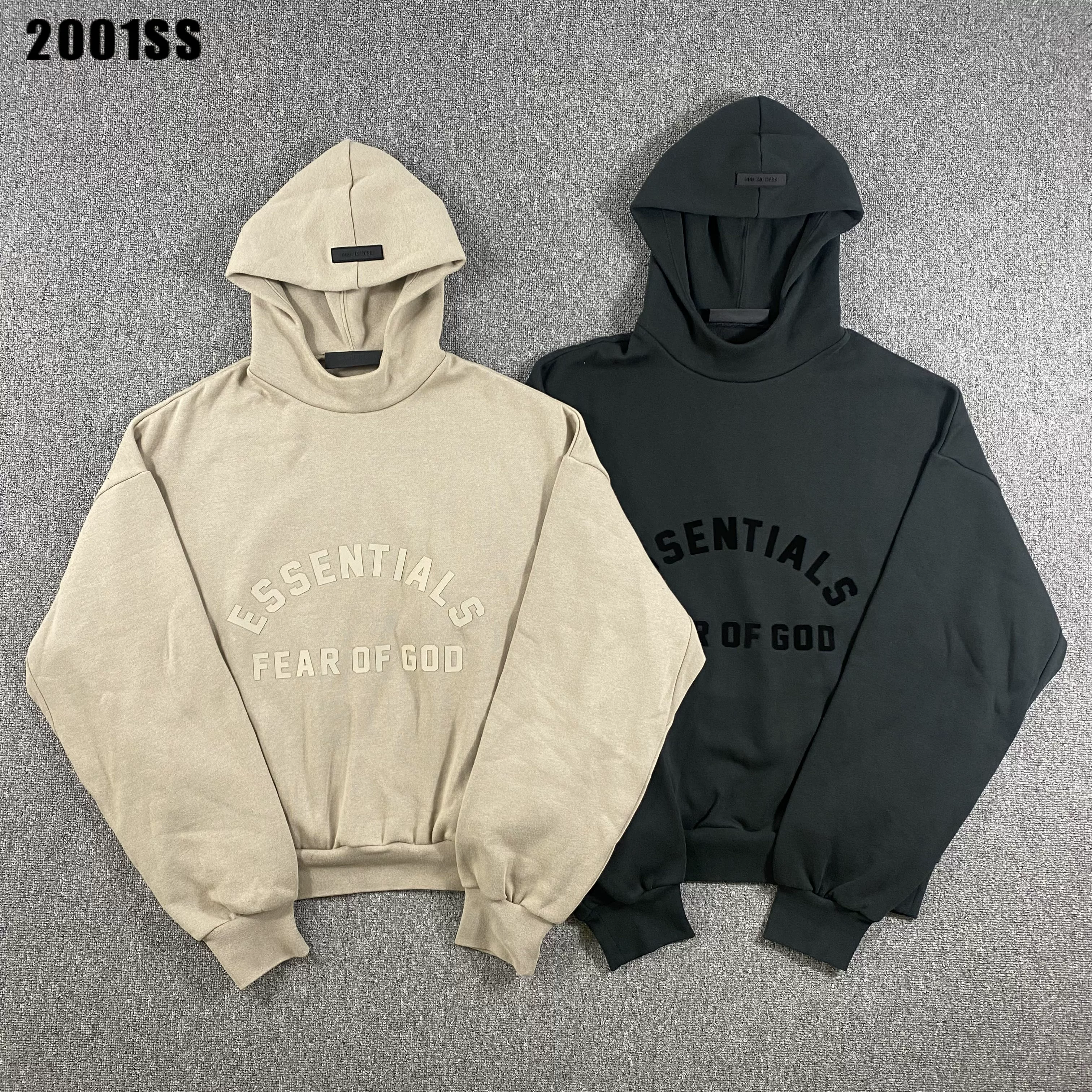 Проверено подлинное Fear of God Fog Essentials 23 Xuanqing черная шляпа толстовки для мужчин и женщин