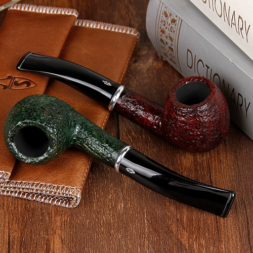 Италия импортирует Savinelli Rainbow P301L Shinkinmuki Tobacco, проводящие мужские подарки с прямой изогнутой световой конопкой