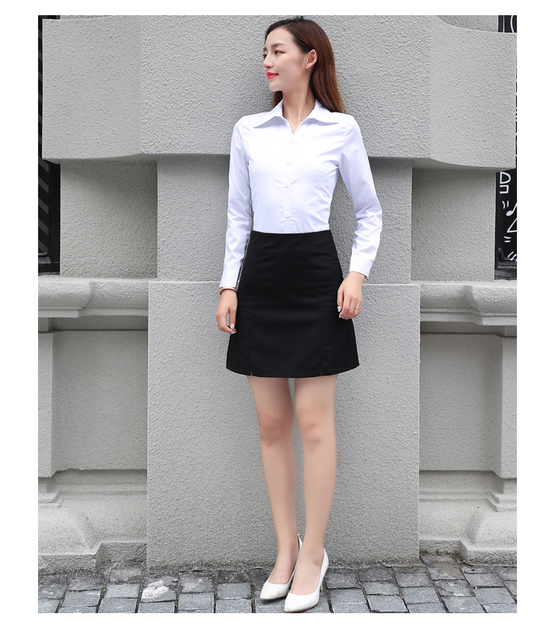 Chống ánh sáng váy nữ mùa hè Hàn Quốc phiên bản của công việc váy một bước chuyên nghiệp hoang dã túi hip dụng cụ mùa thu màu đen một từ váy chân váy dài công sở