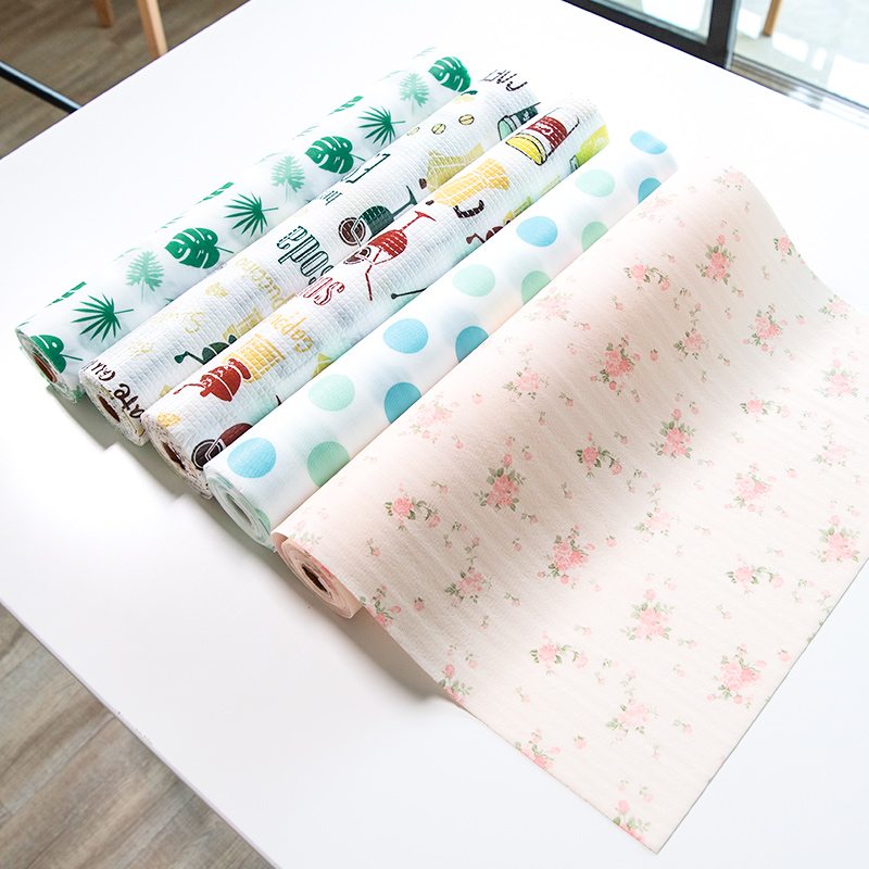Kitchen cabinet moisture-proof mat drawer mat countertop self-adhesive wardrobe waterproof oilproof cabinet surface pad paper thick cabinet sticker
