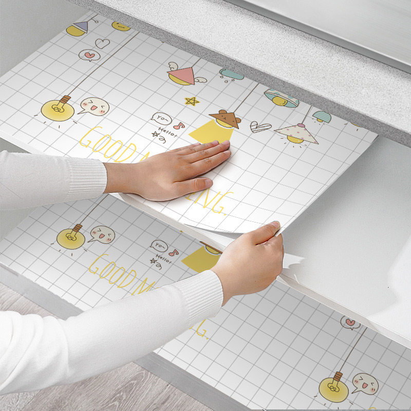 Kitchen furniture Cabinet Cabinet Door Sticker Waterproof Moisture-proof Self-adhesive Countertop Tabletop Sticker Oil-Proof Refurbished Wallpaper Wall Sticker