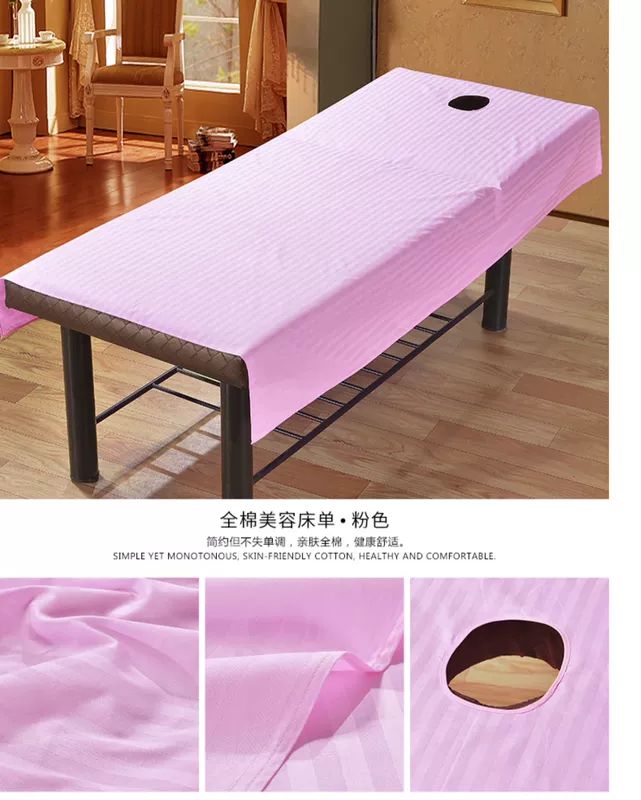 Lợi nhuận từ Amoy Beauty Salon Beauty Sheets Cotton Satin Dải dày Cotton Sheets Massage Bed Sheets Sheets