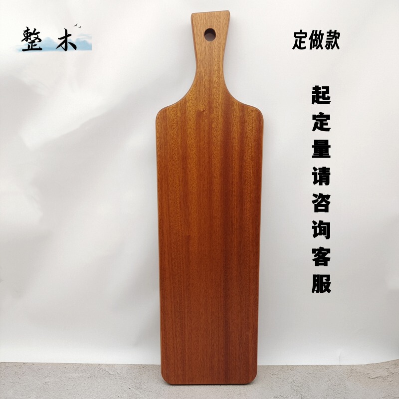Rectangular Bamboo Pizza Board, All-Bamboo Solid Color Steak Bread Board, Solid Wood Pizza Plate, Hot Pot Beef Serving Plate