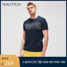 Футболка мужская nautica/诺帝卡男装春夏合身短袖圆领t恤vc0243vc0243 NAUTICA/T
