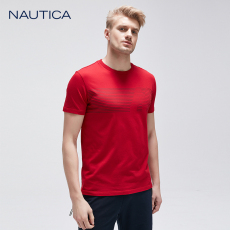 Футболка мужская nautica/诺帝卡男装春夏合身短袖圆领t恤vc0243vc0243 NAUTICA/T