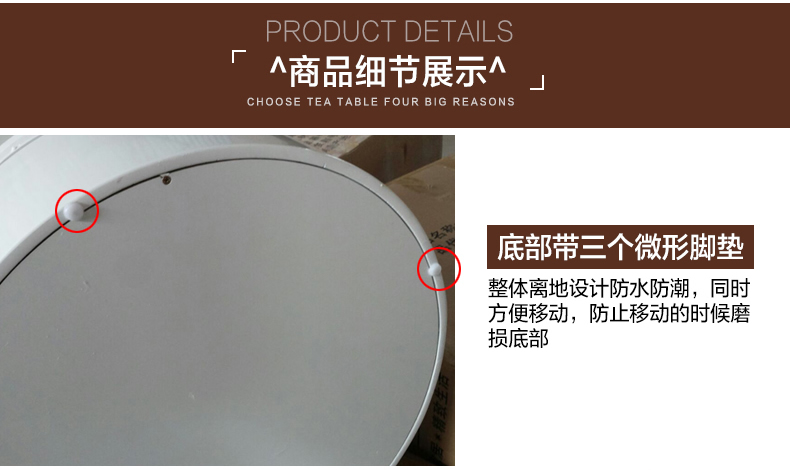 Mát tổ sáng tạo trắng sơn lớn quanh bàn cà phê Bàn cà phê hiện đại nhỏ gọn bàn trà căn hộ nhỏ đồ nội thất đa chức năng - Bàn trà bàn ghế sofa phòng khách nhỏ