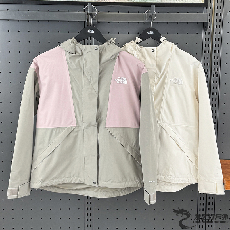 26 New Autumn and Winter Models Thenorthface Outdoor Women's Waterproof Hiking Casual Hard Shell Jacket 8J6Y
