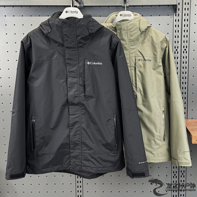 25 Autumn/Winter Columbia Men's Outdoor Waterproof Windproof Fleece 3-in-1 Jacket Xe9602