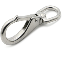 Authentic 304 stainless steel Universal hook dog chain accessories universal spring hook chain key chain