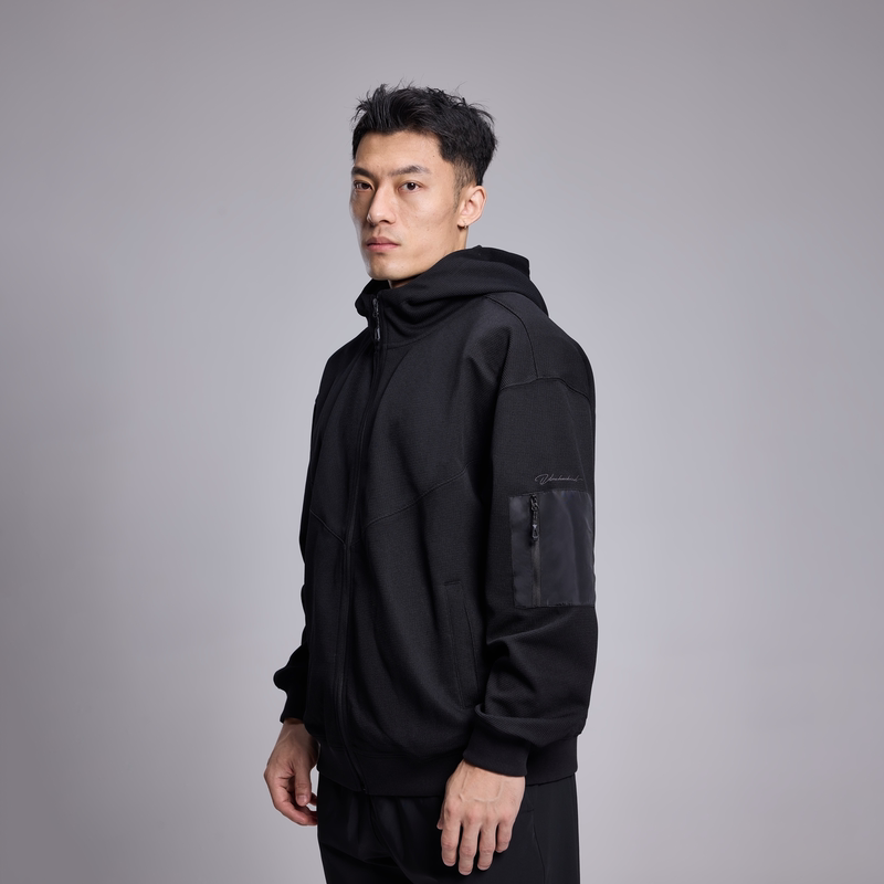【Windrunner Hoodie】Unshackled Waffle Hooded Jacket Casual Long Sleeve Yang Zheng Autumn/Winter