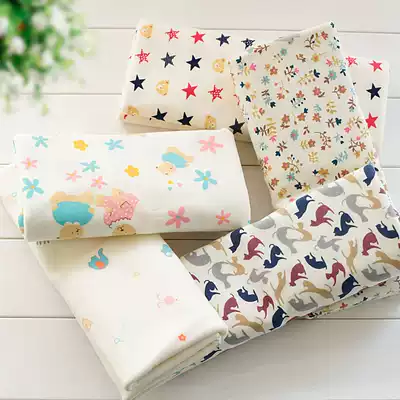 Cotton organic cotton baby baby A knitted cotton pajamas autumn clothing clothing cotton gauze cotton fabric