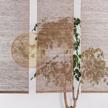 Door entrance partition screen living room bedroom dining room bathroom blocking wind water curtain door and window hanging decorative hanging curtain