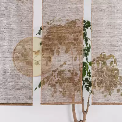 Entrance partition screen Living room Bedroom Dining room Powder room Brake Feng Shui curtain Doors and windows hanging decorative hanging curtain