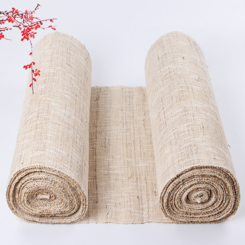 Handmade Hemp Summer Cloth Table Cloth Tea Mat Background Linen Fabric Diy Decoration Lifting Roller Shutters Partition Fabric