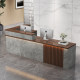 Front desk, reception desk, bar, cashier, service desk, corner shop, small fruit shop, supermarket, beauty salon