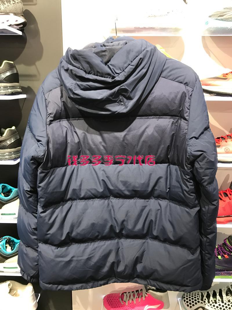 Li Ning nam thể thao cộng với nhung dày siêu nhẹ ấm ngắn trùm đầu xuống áo khoác AYMK051 AYML051 áo phao lót lông