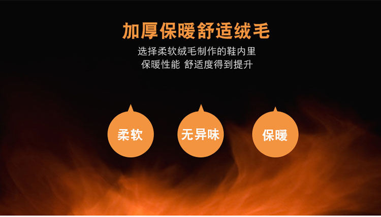 Giày cao cổ nam không tuyết mùa đông ấm áp cộng với nhung dày, giày da chống trượt giầy boot nam