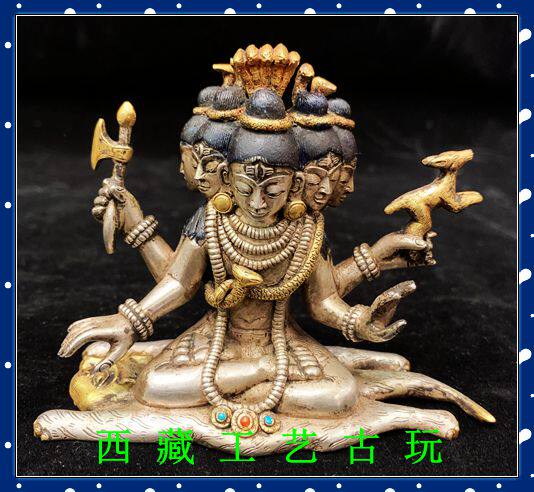 Tibetan Tibetan Nepalese craft sterling silver gilt 