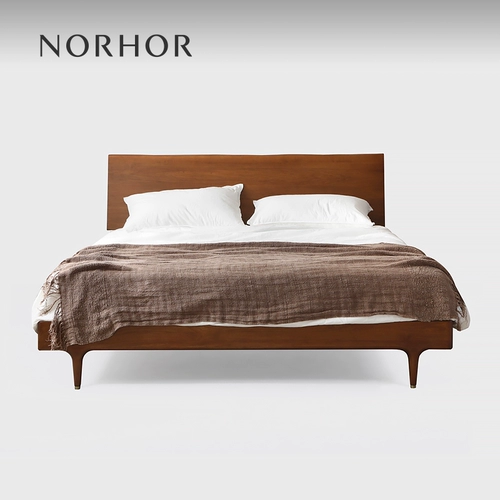 Северная экспрессия/васаби средневековый стиль карамельный цвет McM/E10 Сплошная древесина высокая задница с двумя кроватями ореховое орех