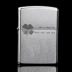 Nhẹ hơn zippo chính hãng chống gió Chà bốn lá cỏ ba lá chữ tùy chỉnh DIY Mỹ gốc zp quà tặng nam - Bật lửa Bật lửa