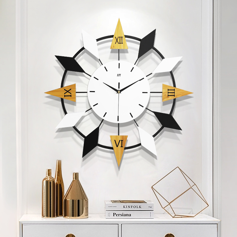 Modern minimalist clocks and watches personalities creative currents hang clocks fashion home watches and watches muted living room clock atmospheres hung up