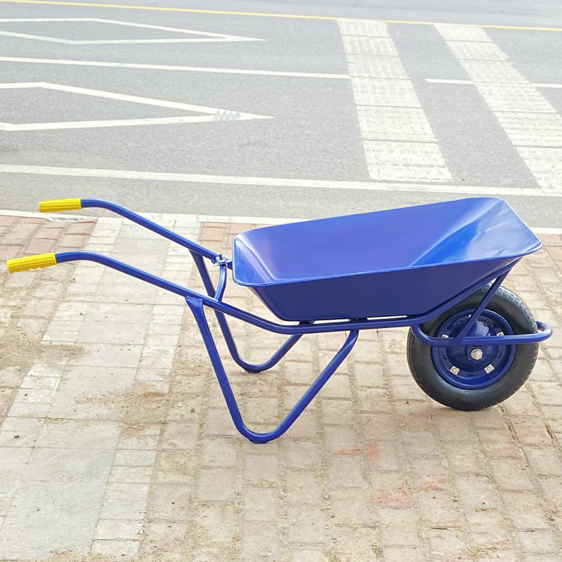 Single-wheeler agricultural trolley Single-wheel chicken bus site construction bucket car Field Garden litter trolley Home