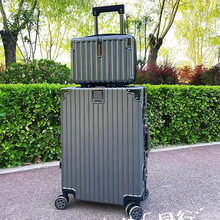 New luggage, women's mother box, aluminum frame, trolley box, student large capacity