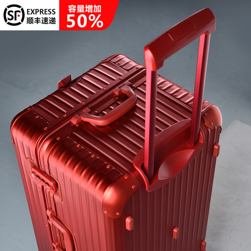 Large Capacity Suitcase, Extra Large, 32inch Sturdy and Durable Thickened Wedding Suitcase, Trolley Case, Women's Travel Suitcase with Universal Wheels