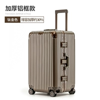 Титановый сплав, золото, «утолщенная алюминиевая рама»