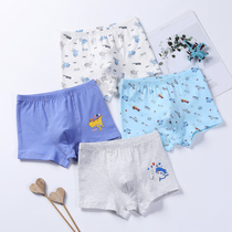 Childrens underwear Boys cotton boxer shorts Big boy boys baby children four corners underpants Shorts cotton cartoon