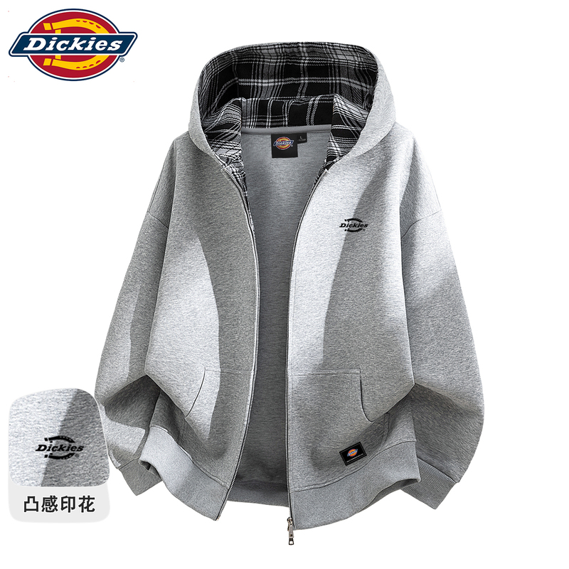 Dickies Official Authentic Autumn and Winter Cardigan Hooded Sweatshirt Men's Printed Loose Versatile Couple's Top Jacket Dickies Official Authentic Autumn and Winter Cardigan Hooded Sweatshirt Men's Printed Loose Versatile Couple's Top Jacket