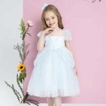 Impressions childhood Aesha princess dresses girl ice and snow chic edge short sleeve child Aisha dress girl dress girl gown dresses