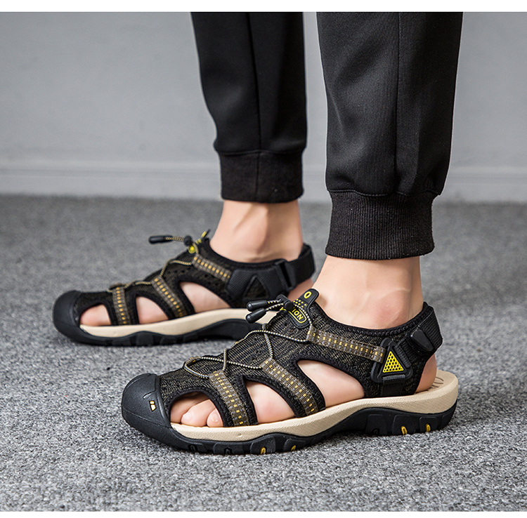 Dép xỏ ngón nam 2019 xu hướng giới trẻ mới hè hè Giày chống trượt hoang dã - Sandal giày adidas nam
