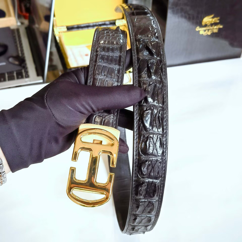 New Replacement Hermes Leather Belt for Men, Crocodile Leather Belt, Business Casual, Versatile Men's Automatic Buckle Belt New Replacement Hermes Leather Belt for Men, Crocodile Leather Belt, Business Casual, Versatile Men's Automatic Buckle Belt