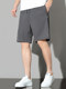 夏季冰丝短裤男士轻薄款外穿大码宽松休闲速干运动五分裤跑步中裤